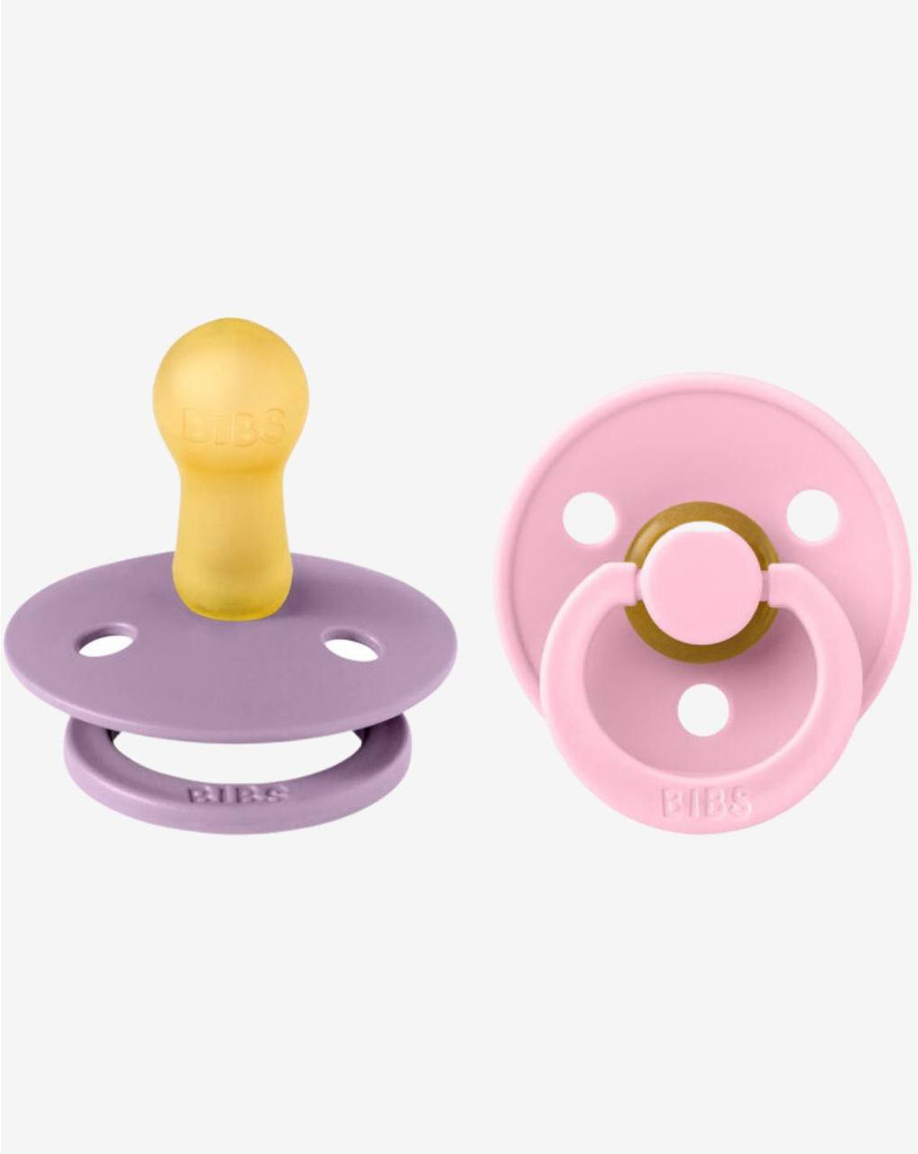 זוג מוצצי Bibs סגול ורוד