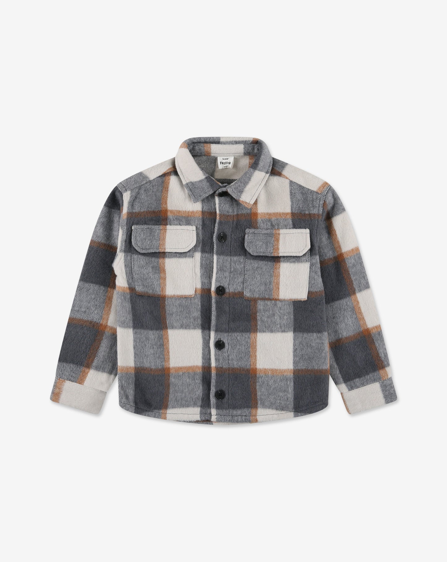 ג'קט אריג עם כיסים בייבי