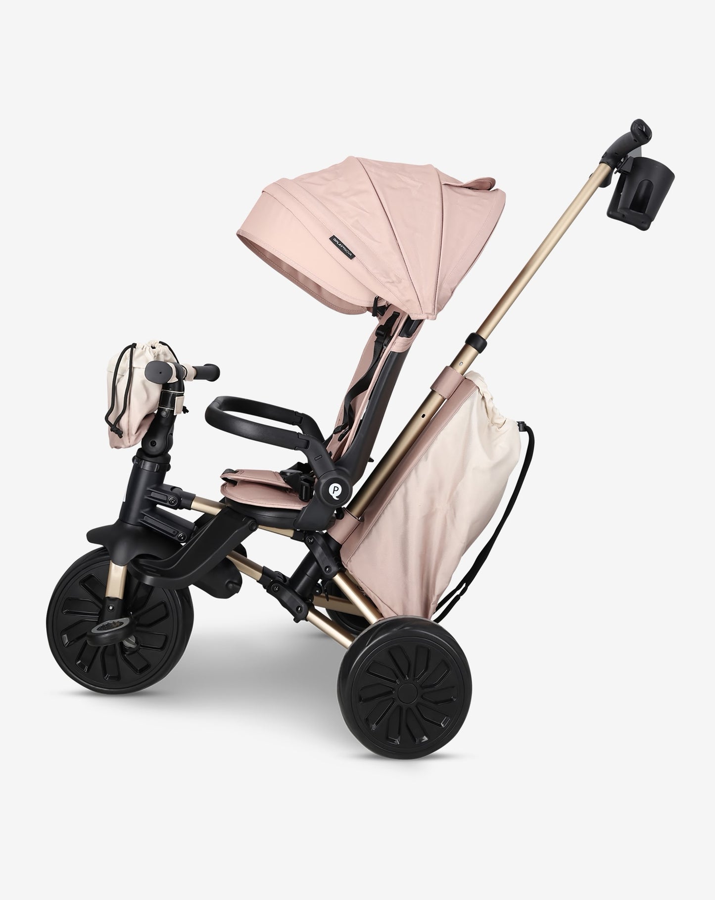 תלת אופן מתקפל 7 ב-1 בעל משענת מתכווננת MINENE X QPLAY