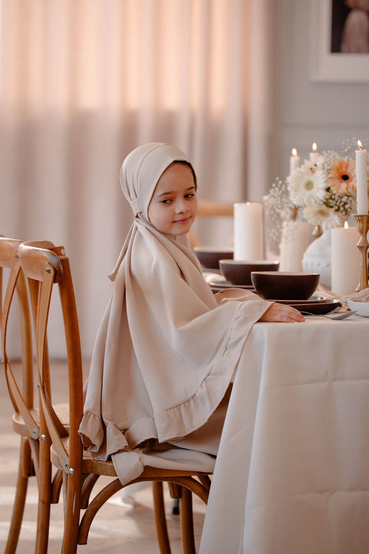 طقم صلاة للصغار-لون بيج