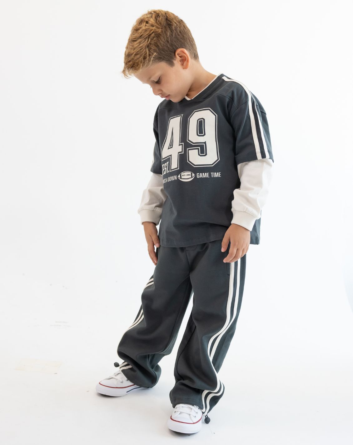 חליפת פוטבול שרוול על שרוול