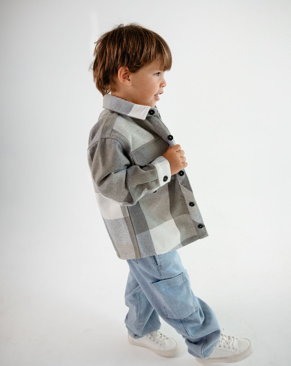 ג׳קט אריג עם כיסים