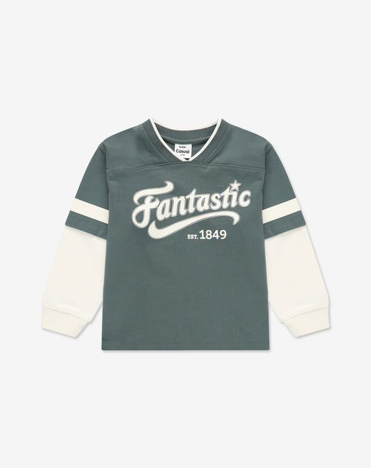 חליפת פוטבול שרוול על שרוול בייבי