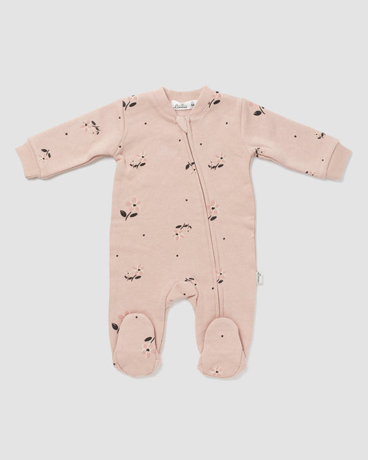 אוברול פוטר Big Flowers | ורוד